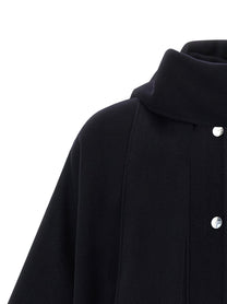 Pinko Caban Coat Blue