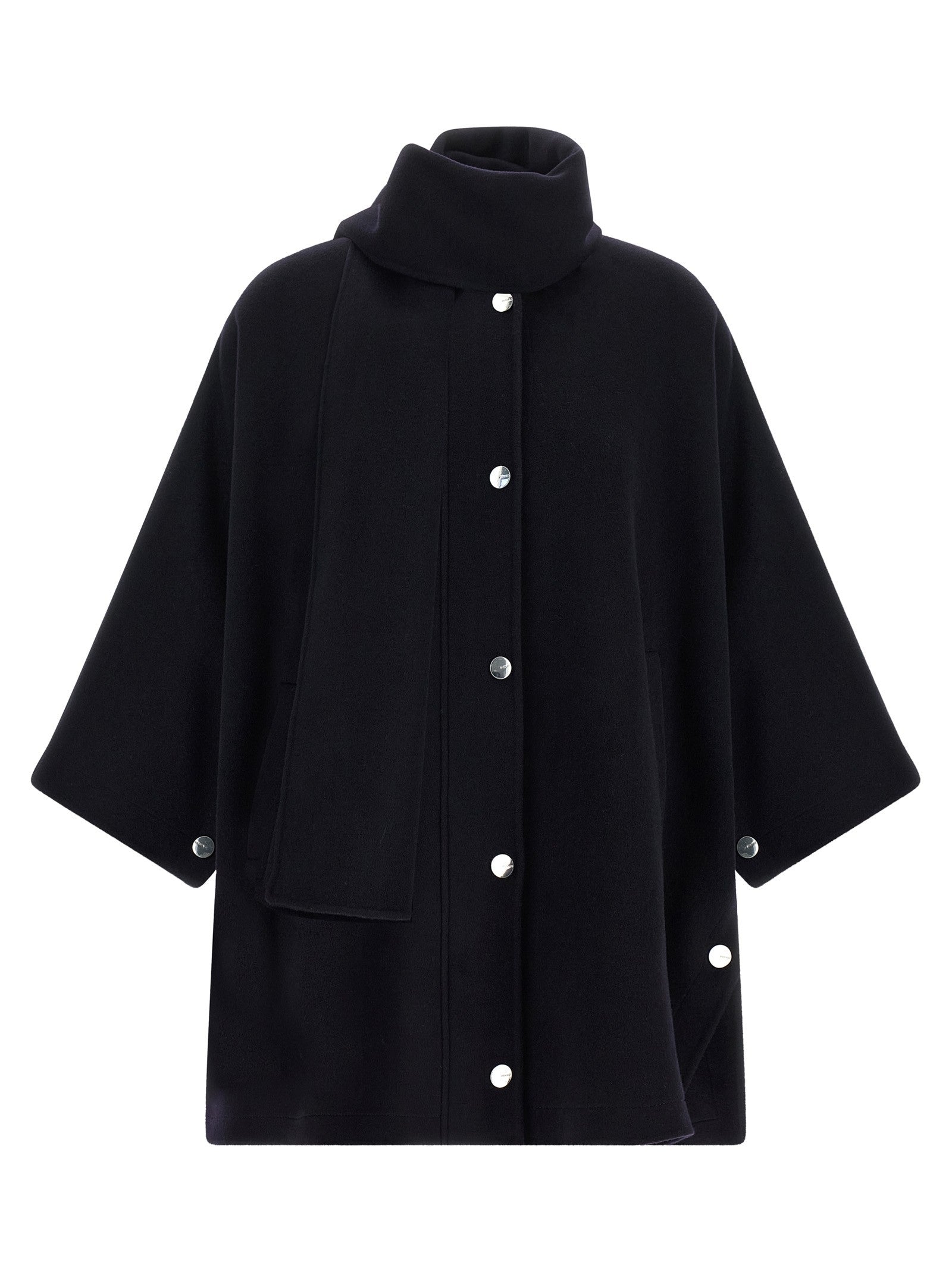 Pinko Caban Coat Blue