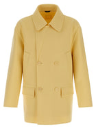 Fendi Caban Coat Yellow