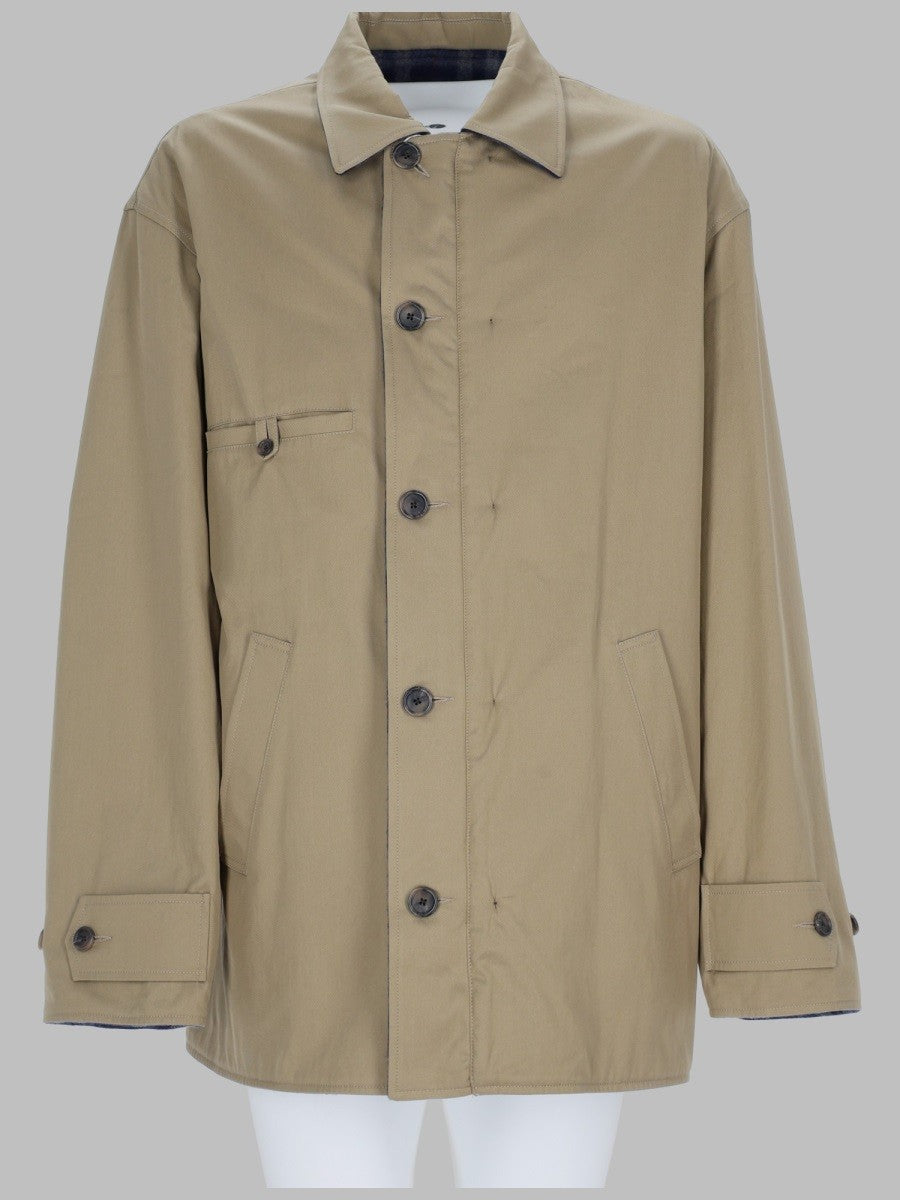 Maison Margiela Women's Caban Reversibile Beige