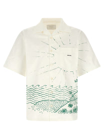PRADA Cabin Bowling Shirt Green