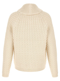 JW Anderson Cable Cardigan White