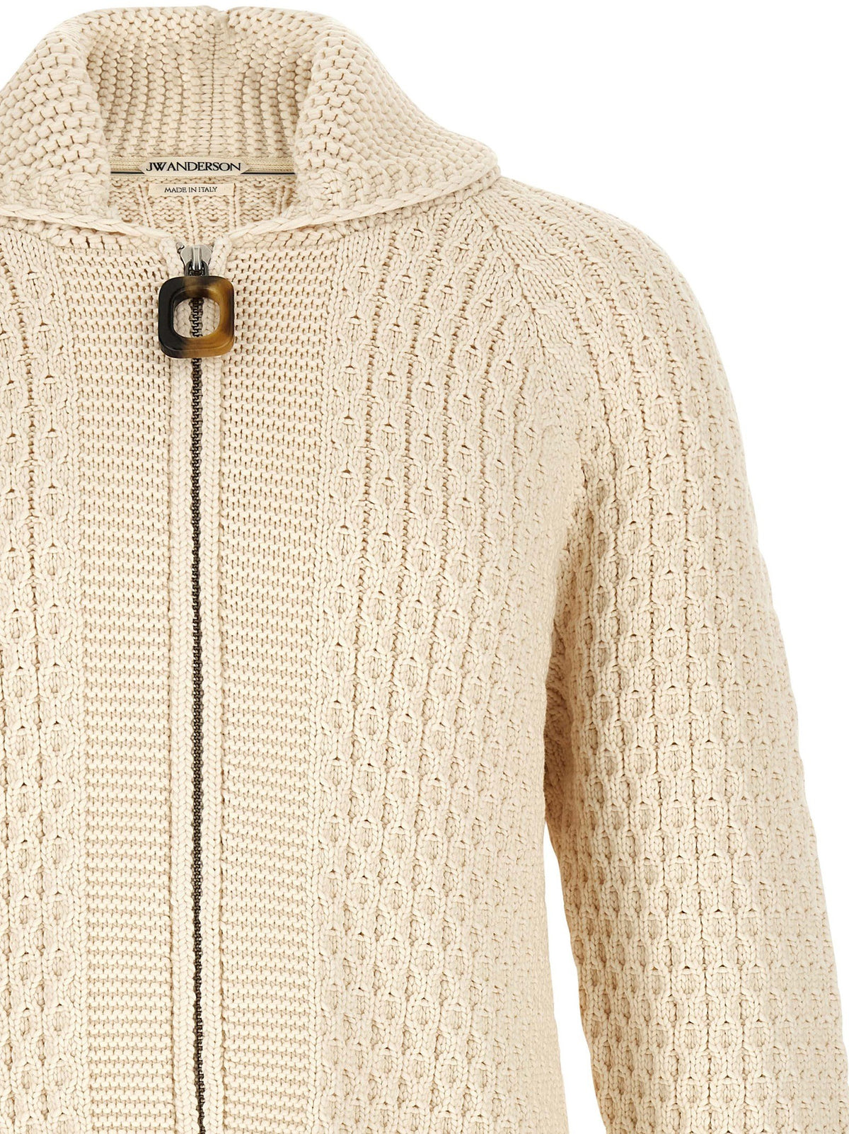 JW Anderson Cable Cardigan White, view 3