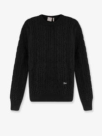 Dior Men's Cable Knit Cashmere Sweater Black Dior