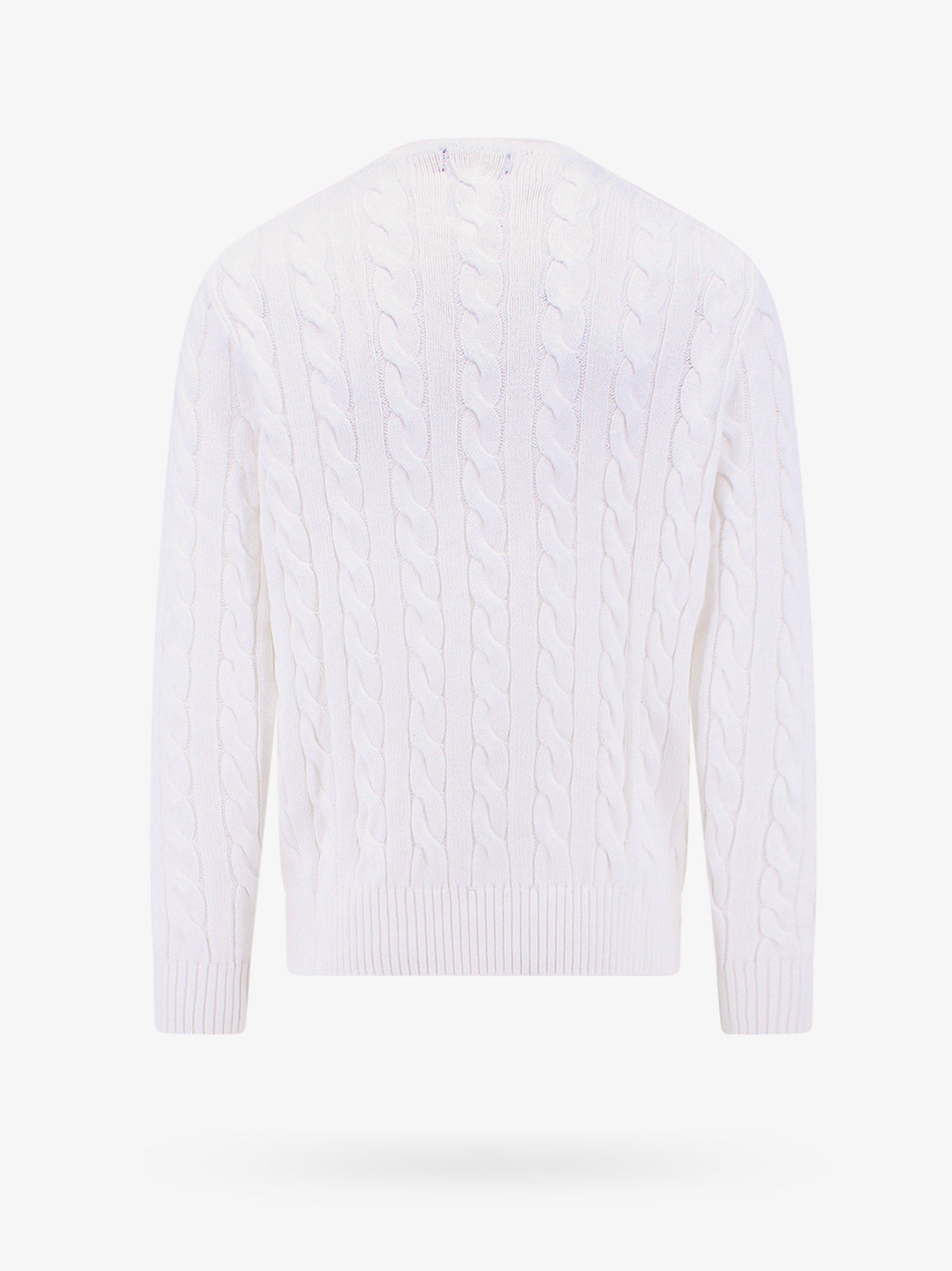 Polo Ralph Lauren Men's Cable Knit Sweater White