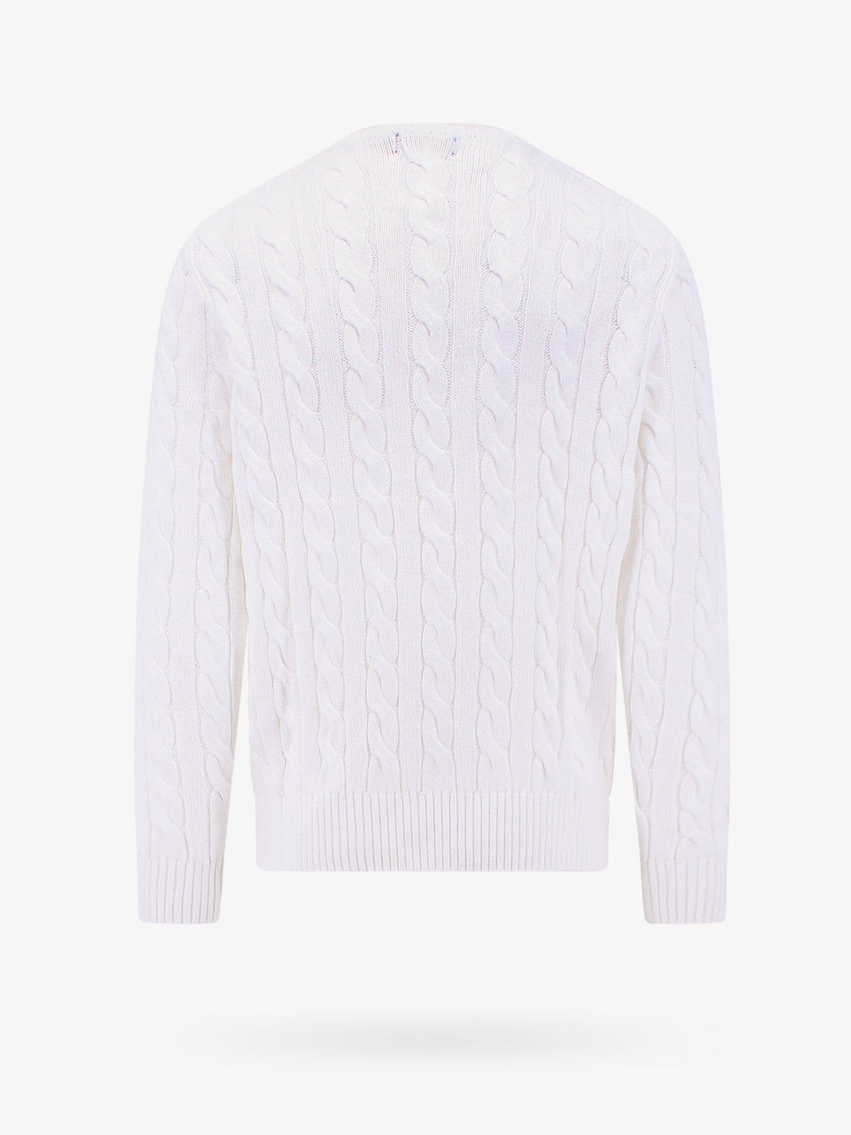 Polo Ralph Lauren Men's Cable Knit Sweater White, view 2