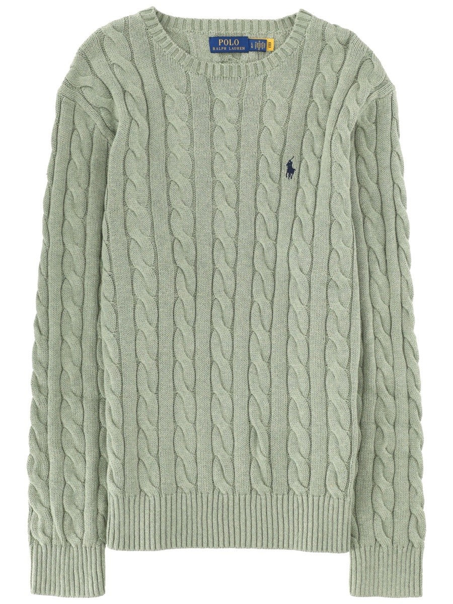 Polo Ralph Lauren Men's Cable Knit Green