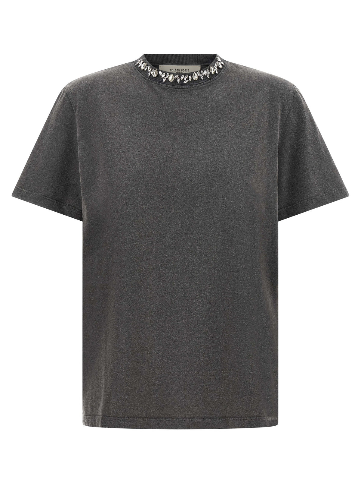Golden Goose Cabochon Crystal Shirt Grey