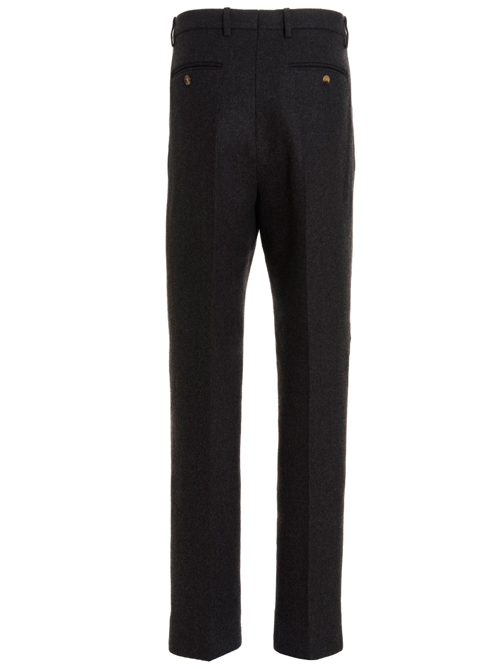 Gucci Cachemire Wool Pants Grey