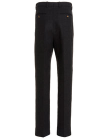 Gucci Cachemire Wool Pants Grey