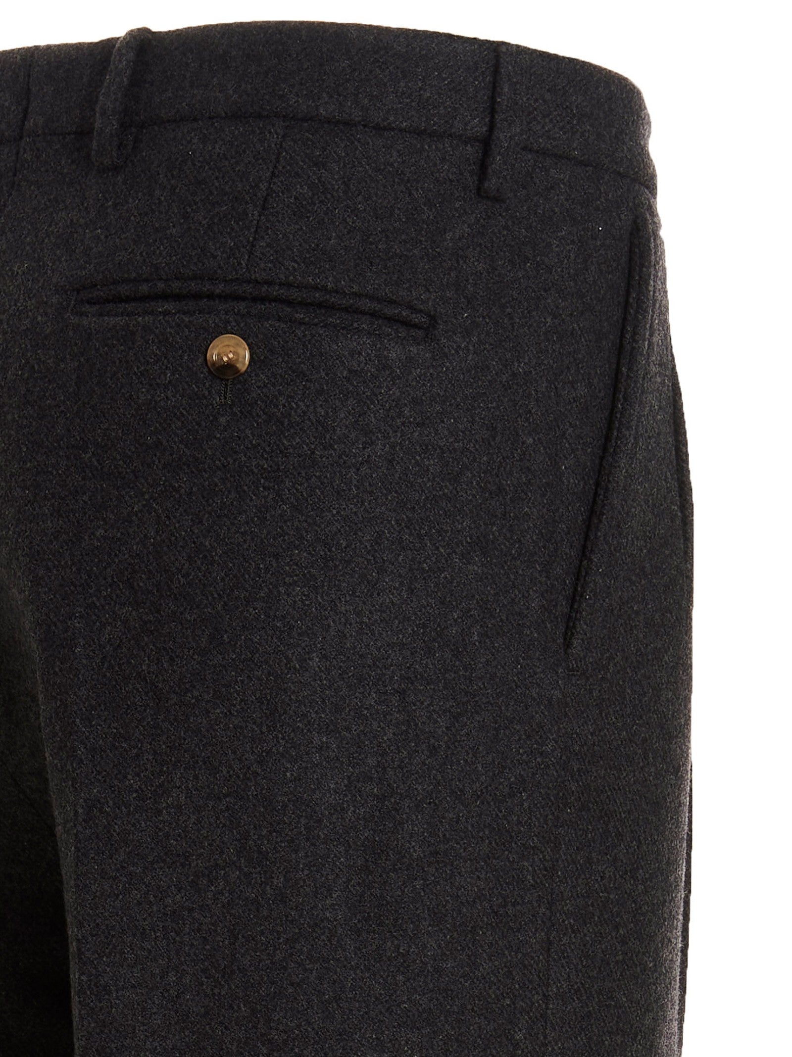 Gucci Cachemire Wool Pants Grey