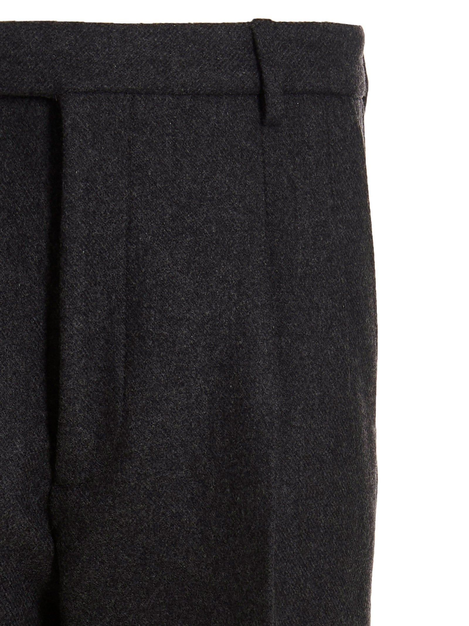 Gucci Cachemire Wool Pants Grey