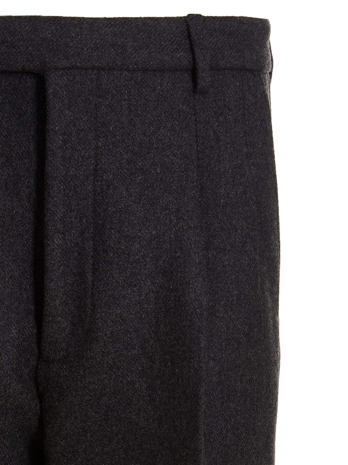 Gucci Cachemire Wool Pants Grey
