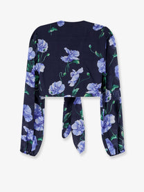 Lavi Women's Cactus Ramie Shirt Blue