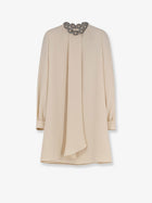 Valentino Women's Cady Couture Mini Dress Beige