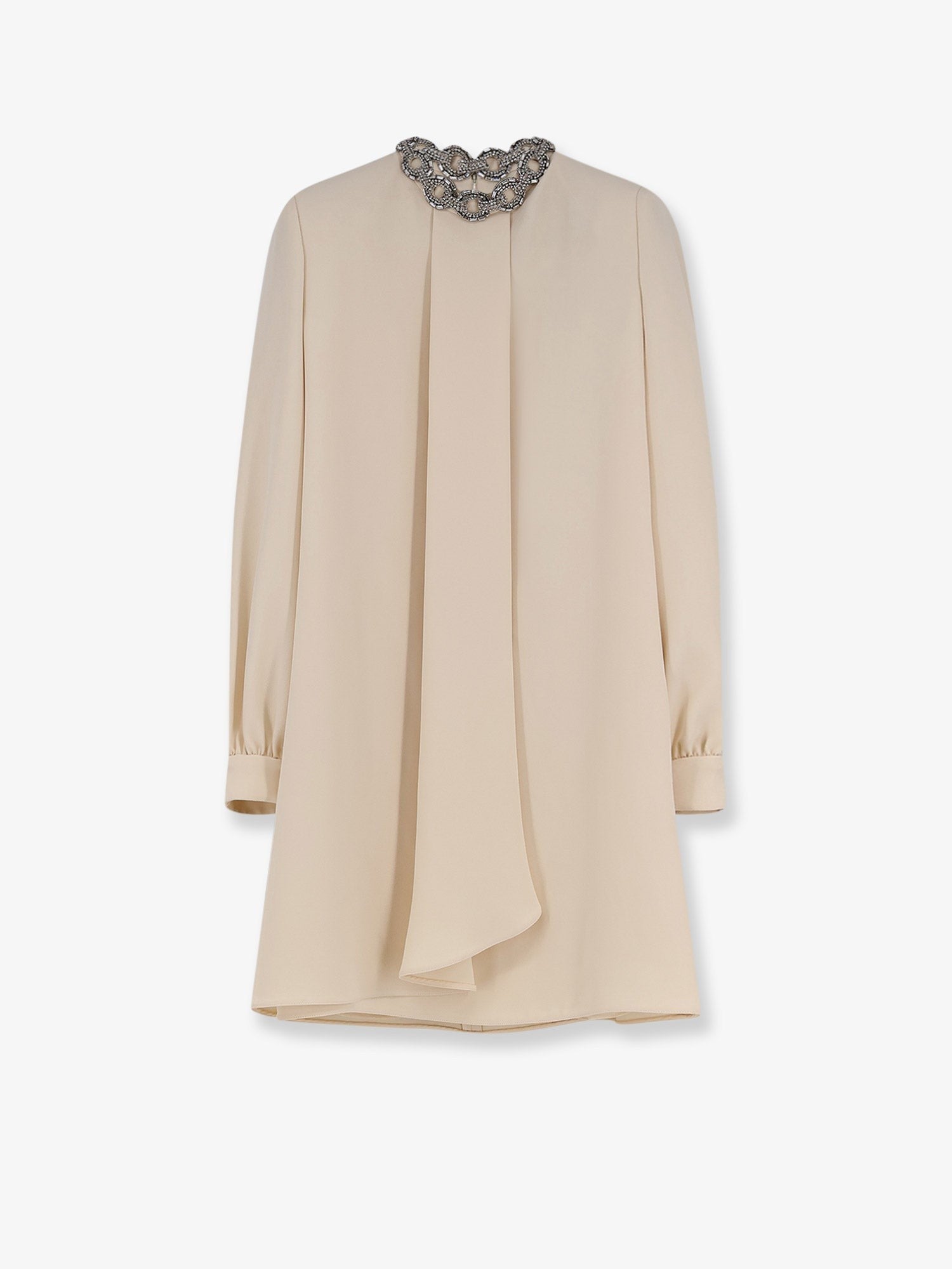 Valentino Women's Cady Couture Mini Dress Beige
