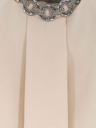 Valentino Women's Cady Couture Mini Dress Beige, view 3