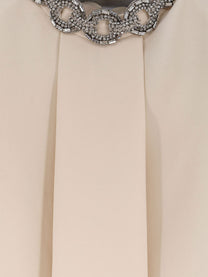 Valentino Women's Cady Couture Mini Dress Beige
