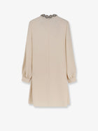 Valentino Women's Cady Couture Mini Dress Beige, view 2