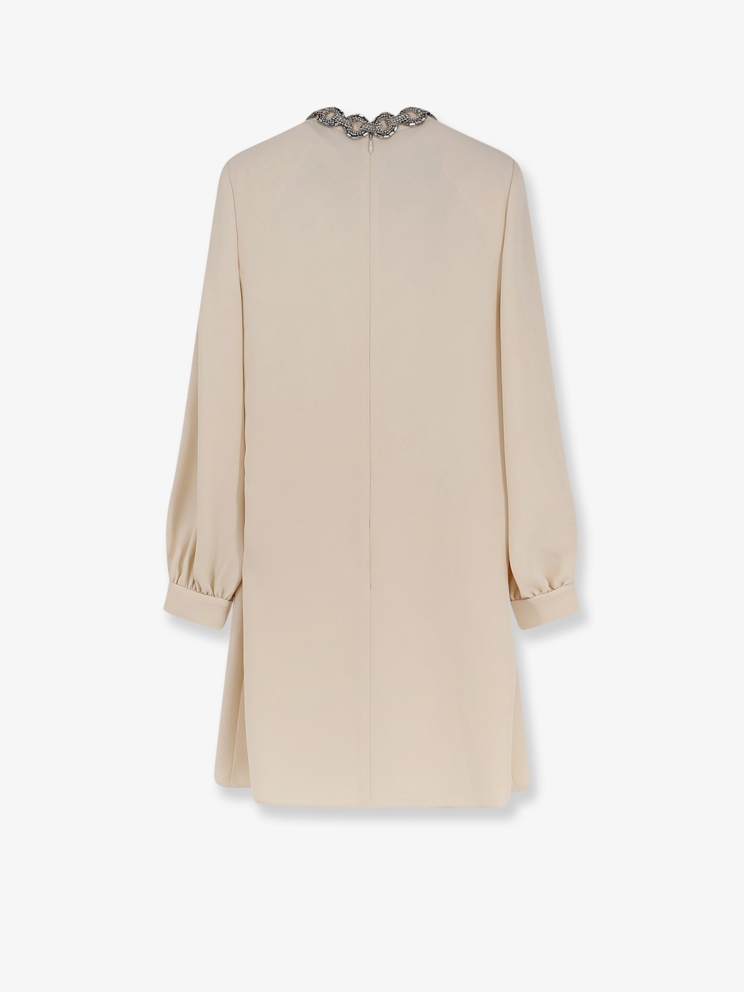Valentino Women's Cady Couture Mini Dress Beige