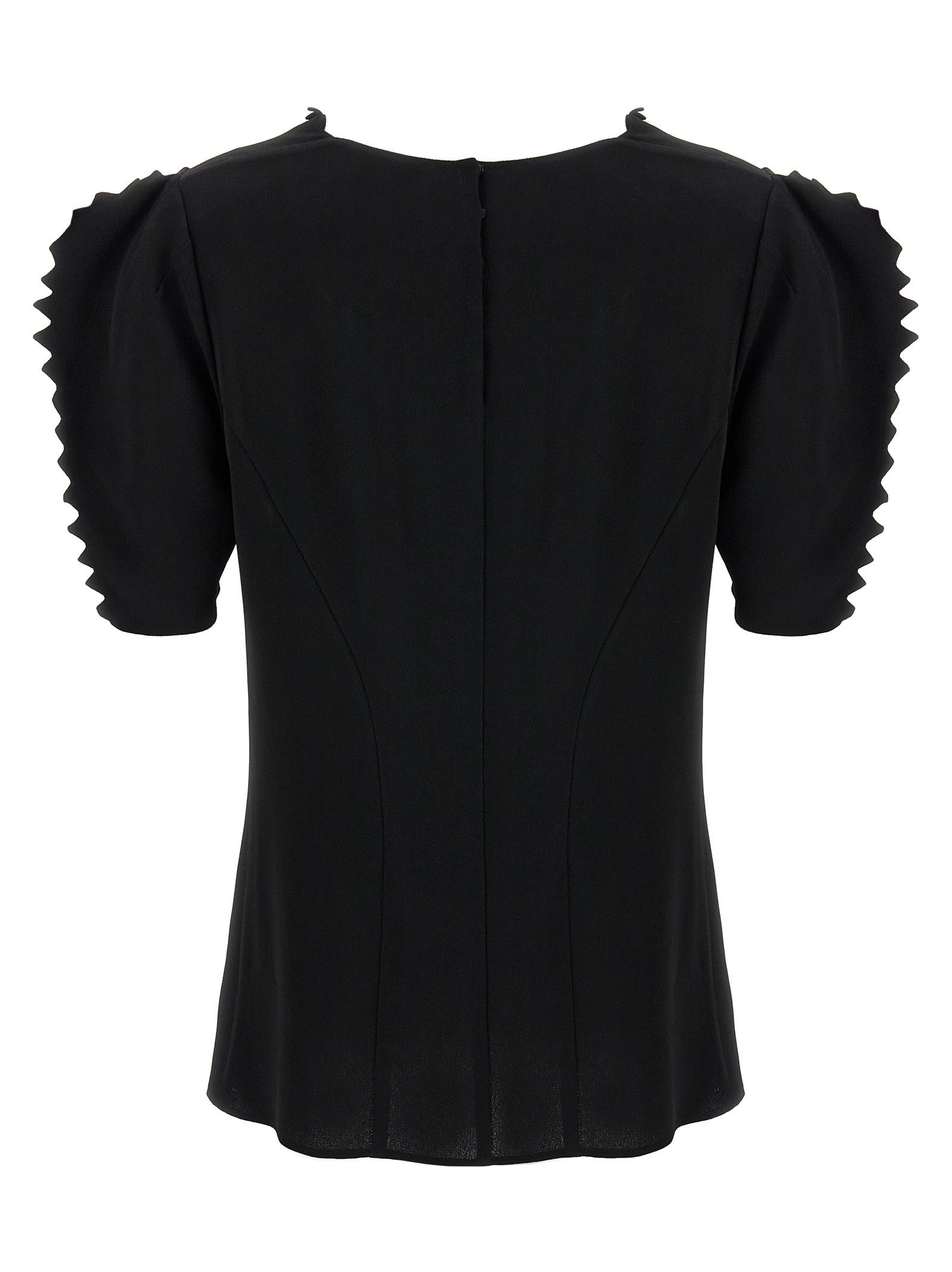 PRADA Cady Crêpe Top Black
