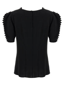 PRADA Cady Crêpe Top Black