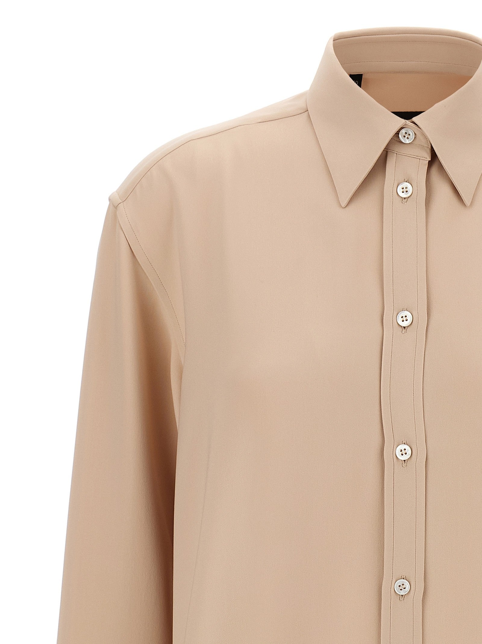 Brioni Cady Silk Shirt Blue