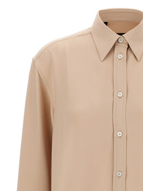 Brioni Cady Silk Shirt Blue