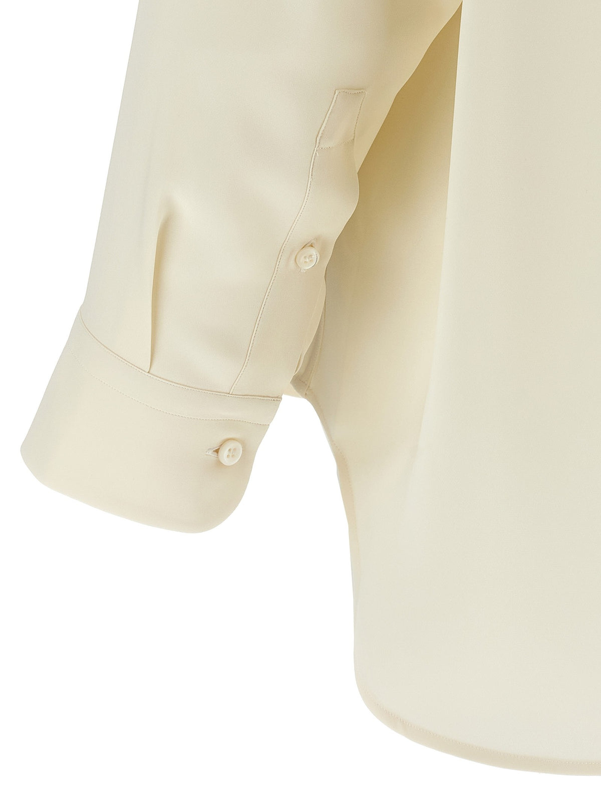 Brioni Cady Silk Shirt White