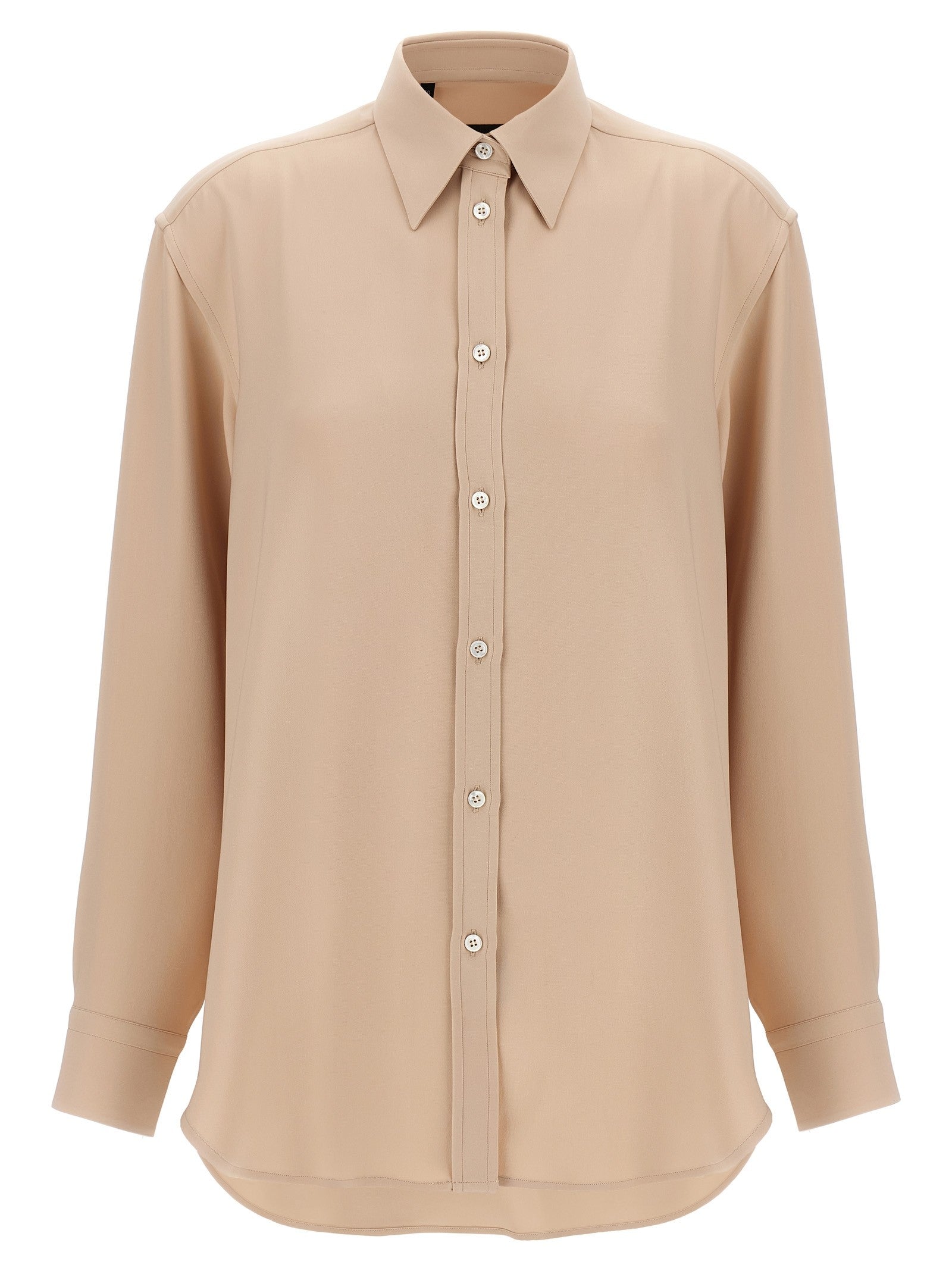 Brioni Cady Silk Shirt Blue