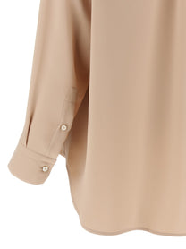 Brioni Cady Silk Shirt Blue