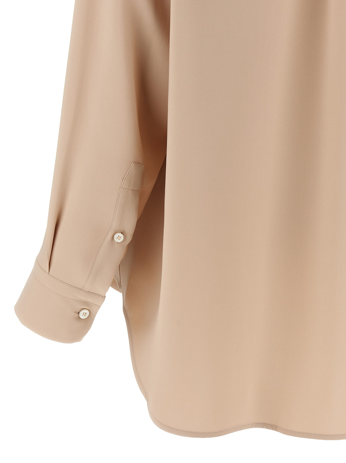 Brioni Cady Silk Shirt Blue, view 4