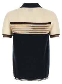 Casablanca Café Culture Polo Shirt Gold, view 2