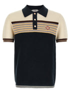 Casablanca Café Culture Polo Shirt Gold