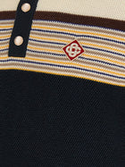 Casablanca Café Culture Polo Shirt Gold, view 4