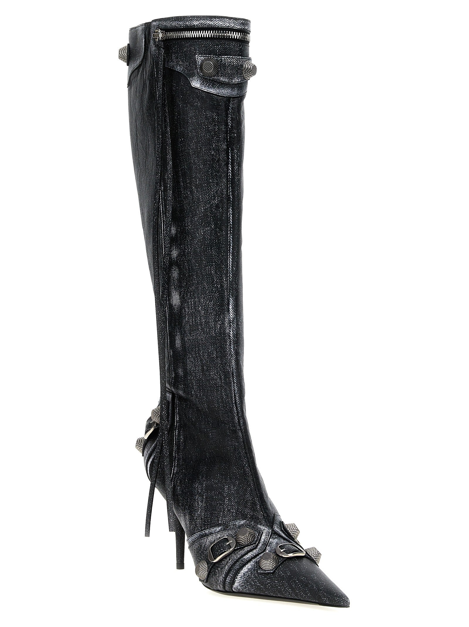 Balenciaga Cagole Boots Black