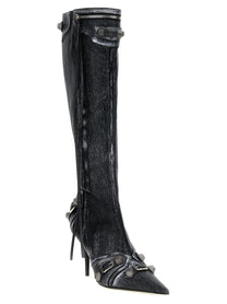 Balenciaga Cagole Boots Black