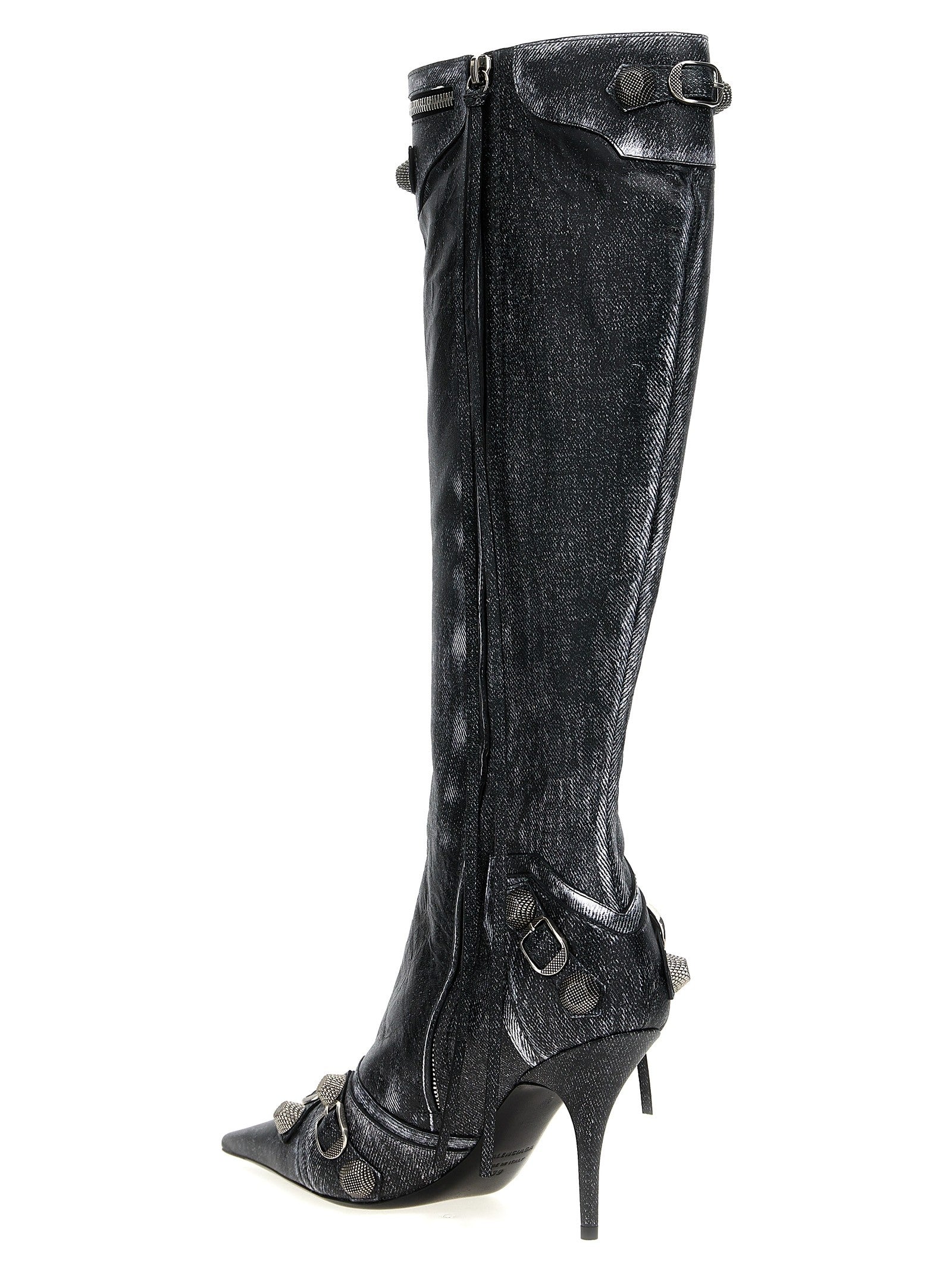Balenciaga Cagole Boots Black