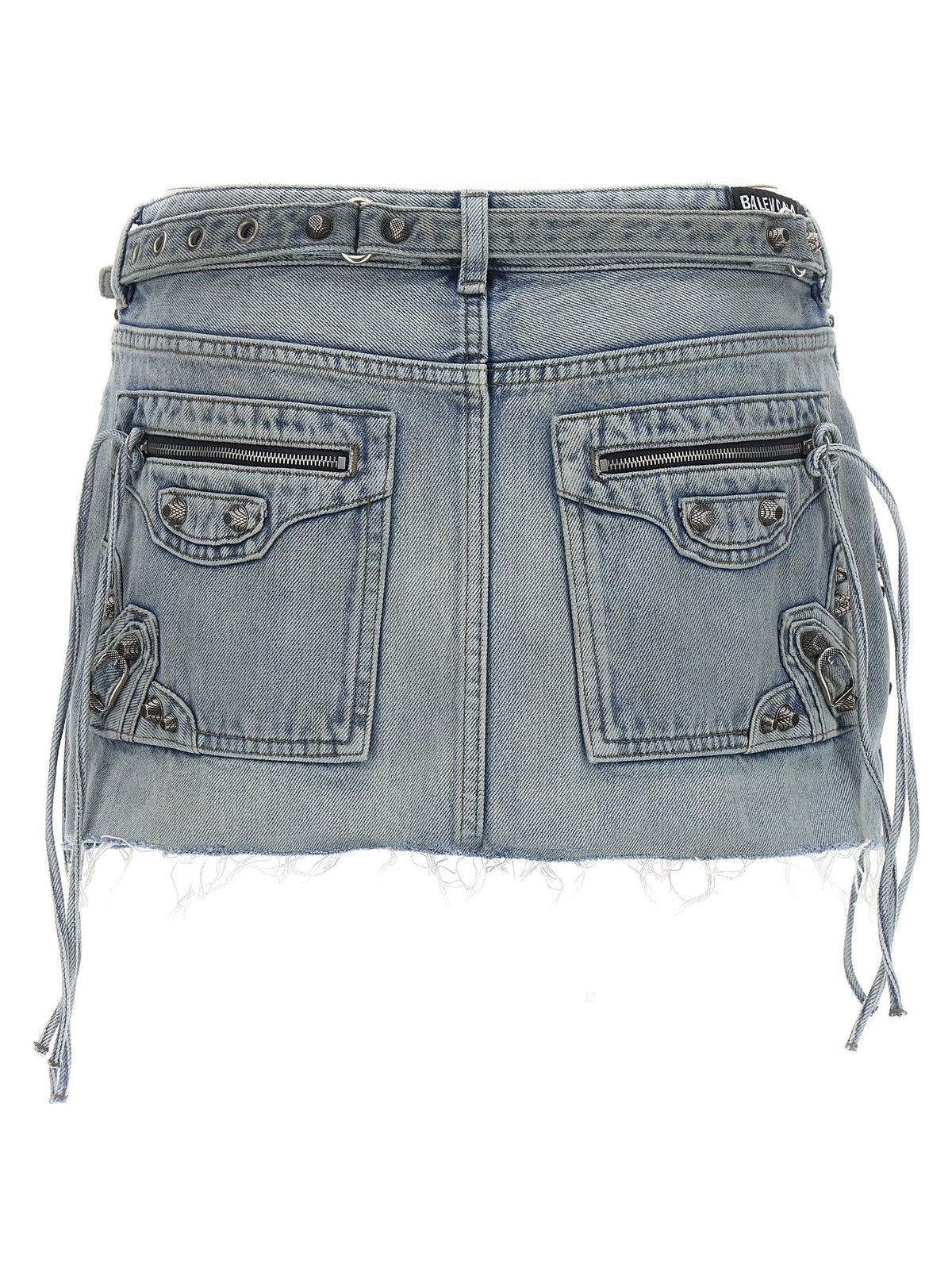 Balenciaga Cagole Mini Skirt Blue, view 2