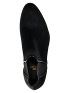 Lidfort Calf Hair Ankle Boots Black, view 3