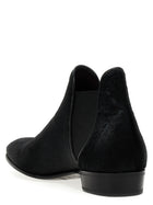 Lidfort Calf Hair Ankle Boots Black, view 2