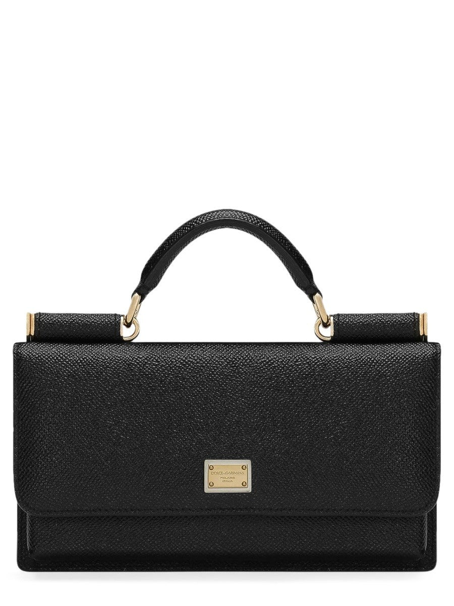Dolce &amp; Gabbana Women's Calfskin Mini Bag Black