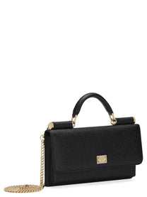 Dolce &amp; Gabbana Women's Calfskin Mini Bag Black