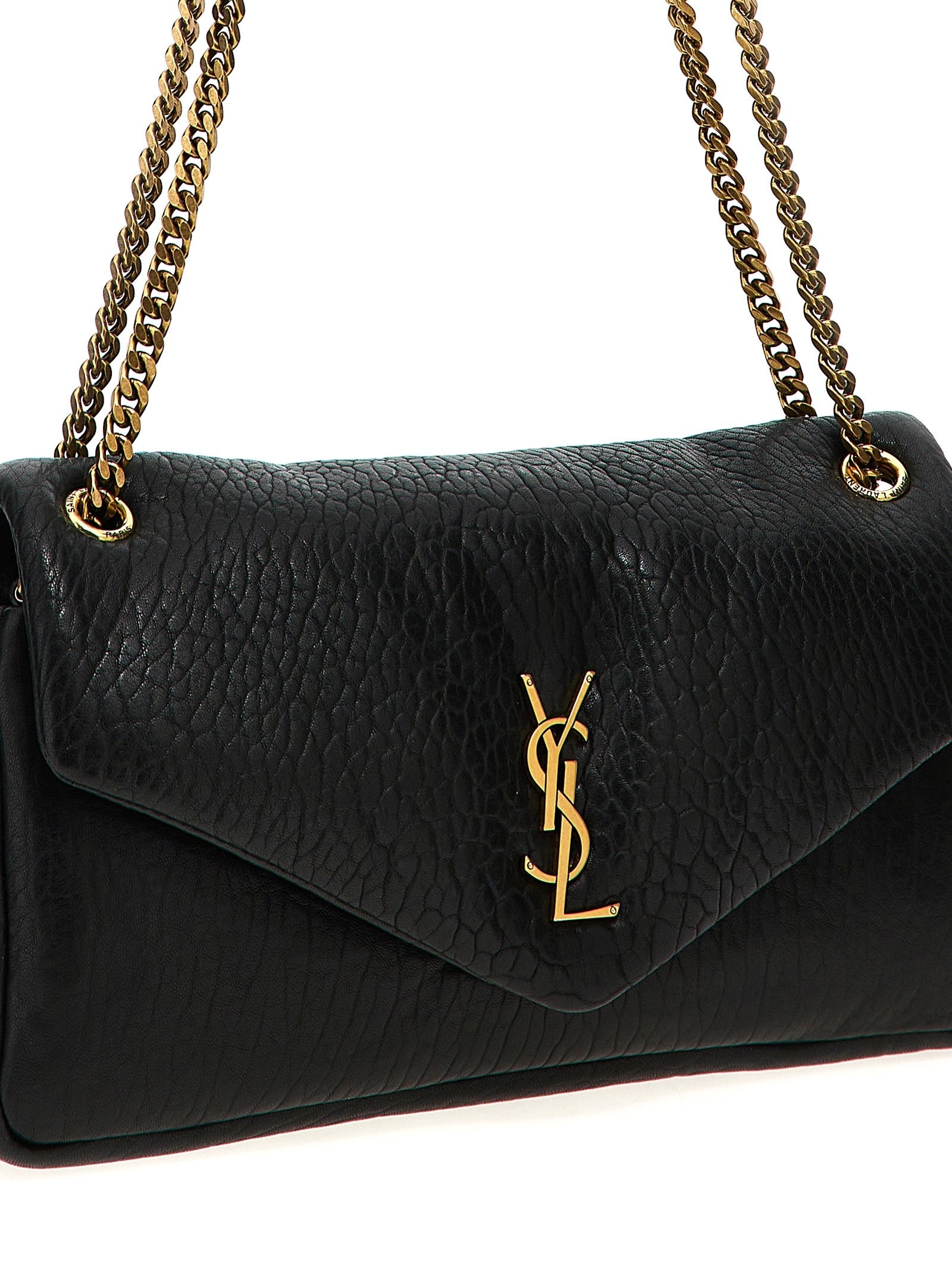 Saint Laurent Calypso Medium Shoulder Bag Black