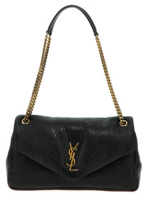 Saint Laurent Calypso Medium Shoulder Bag Black