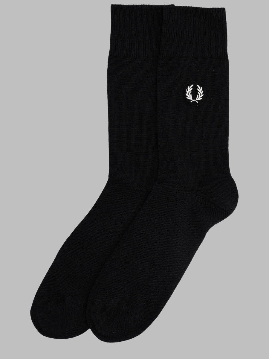Fred Perry Men's Calzini Classic Laurel Wreath Black