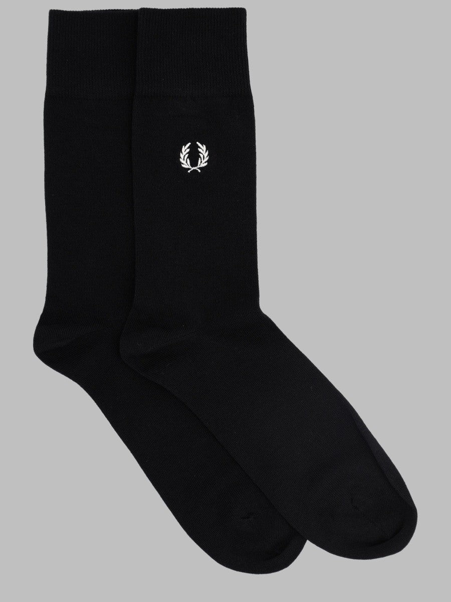 Fred Perry Men's Calzini Classic Laurel Wreath Black