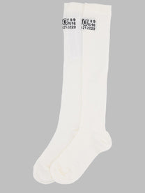MM6 Maison Margiela Women's Calzini Con White