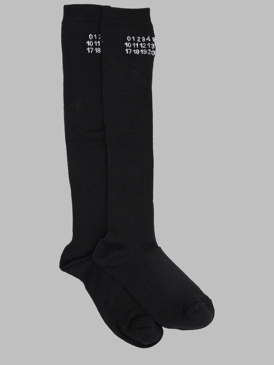 MM6 Maison Margiela Women's Calzini Con Black