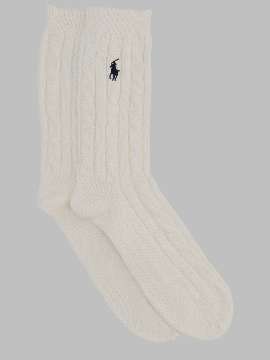 Polo Ralph Lauren Women's Calzini Con White
